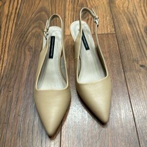 French Connection, Nude heels, size 9